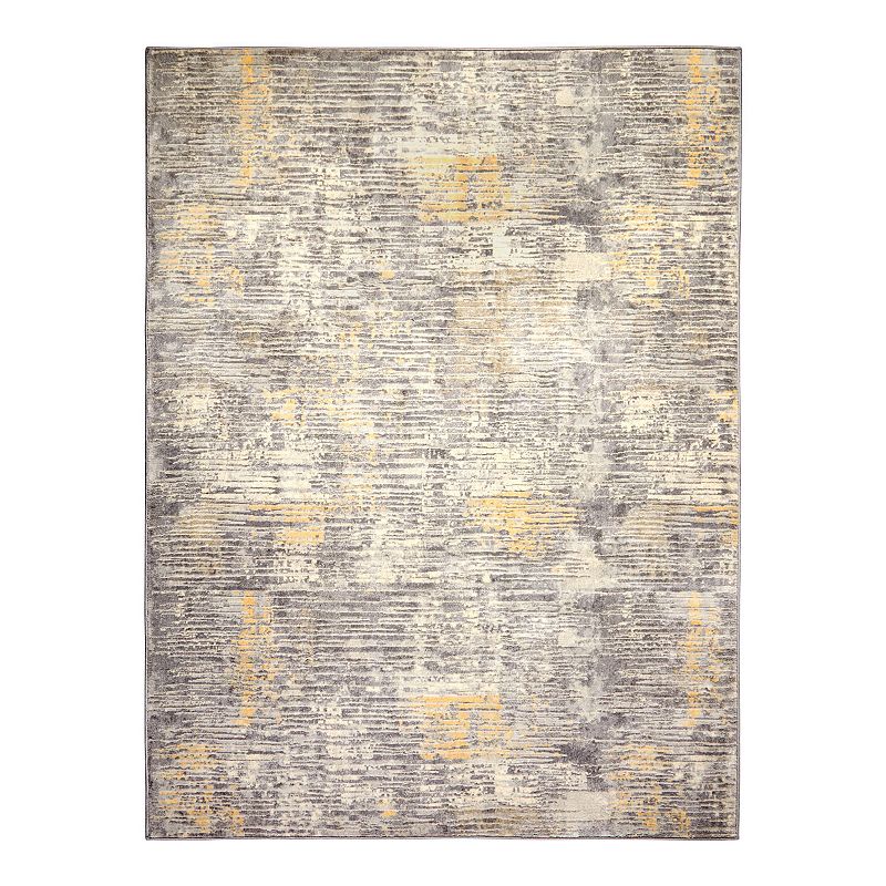 Home Dynamix Melrose Lorenzo Area Rug, Grey, 8X10 Ft