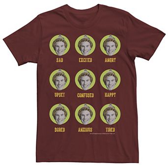 Men's Elf Buddy Emotions Text Poster Tee