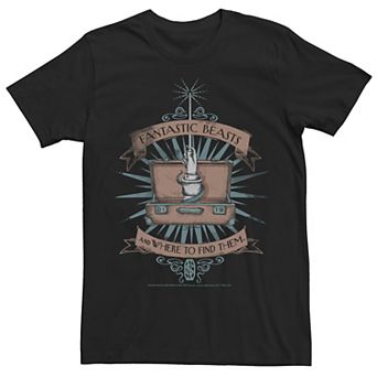 Men's Harry Potter Fantastic Beast And Where To Find Them Logo Graphic Tee