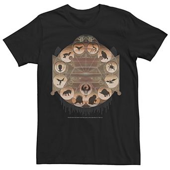 Men's Harry Potter Fantastic Beasts Circle Of Beats Emblem Graphic Tee