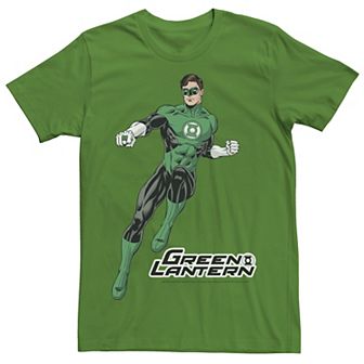 Men's Marvel Green Lantern Retro Portrait Graphic Tee