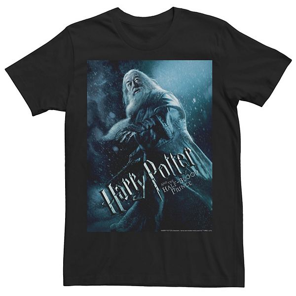 Men S Harry Potter Half Blood Prince Dumbledore Poster Tee