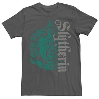 Men's Harry Potter Harry Potter Slytherin Dark Badge Logo Graphic Tee