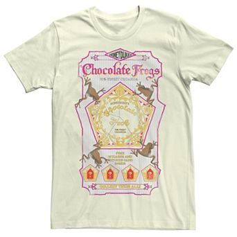Men's Deathly Hallows Chocolate Frogs Vintage Logo Tee
