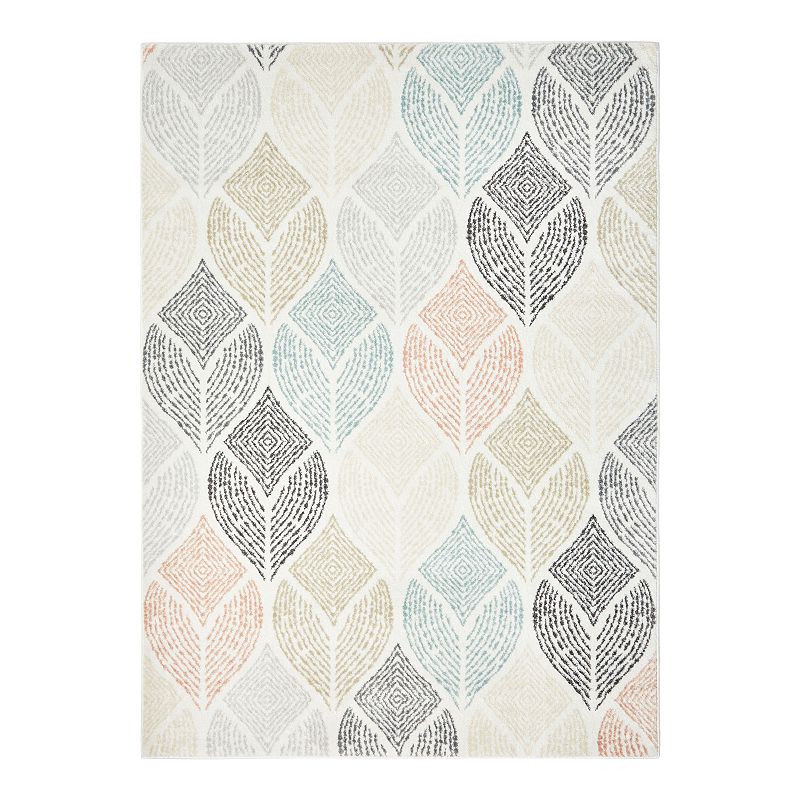 Home Dynamix New Weave Samira Area Rug, Multicolor, 5X7 Ft