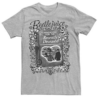 Men's Beetlejuice Handbook For The Recently Deceased Poster Tee