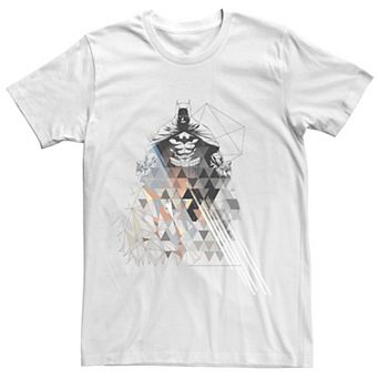 Men's Batman Geometric Pose Poster Tee