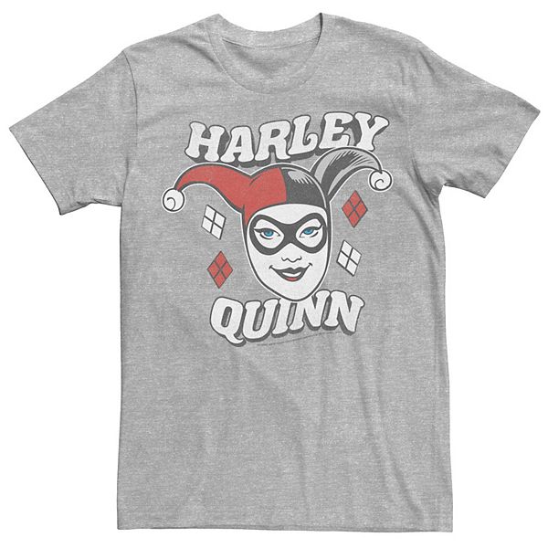 Men's Batman Vintage Harley Quinn Head Shot Tee