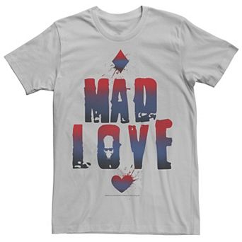 Men's Batman Mad Love Gradient Text Tee