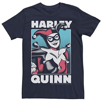 Men's Batman Harley Quinn Retro Poster Tee