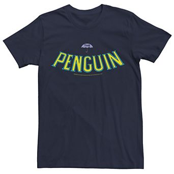 Men's Batman The Penguin Curved Logo Tee