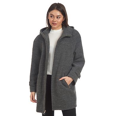 Women's Fleet Street Classic Wool-Blend Hooded Coat