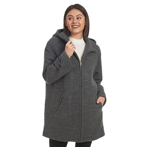 Women's Fleet Street Classic Wool-Blend Hooded Coat