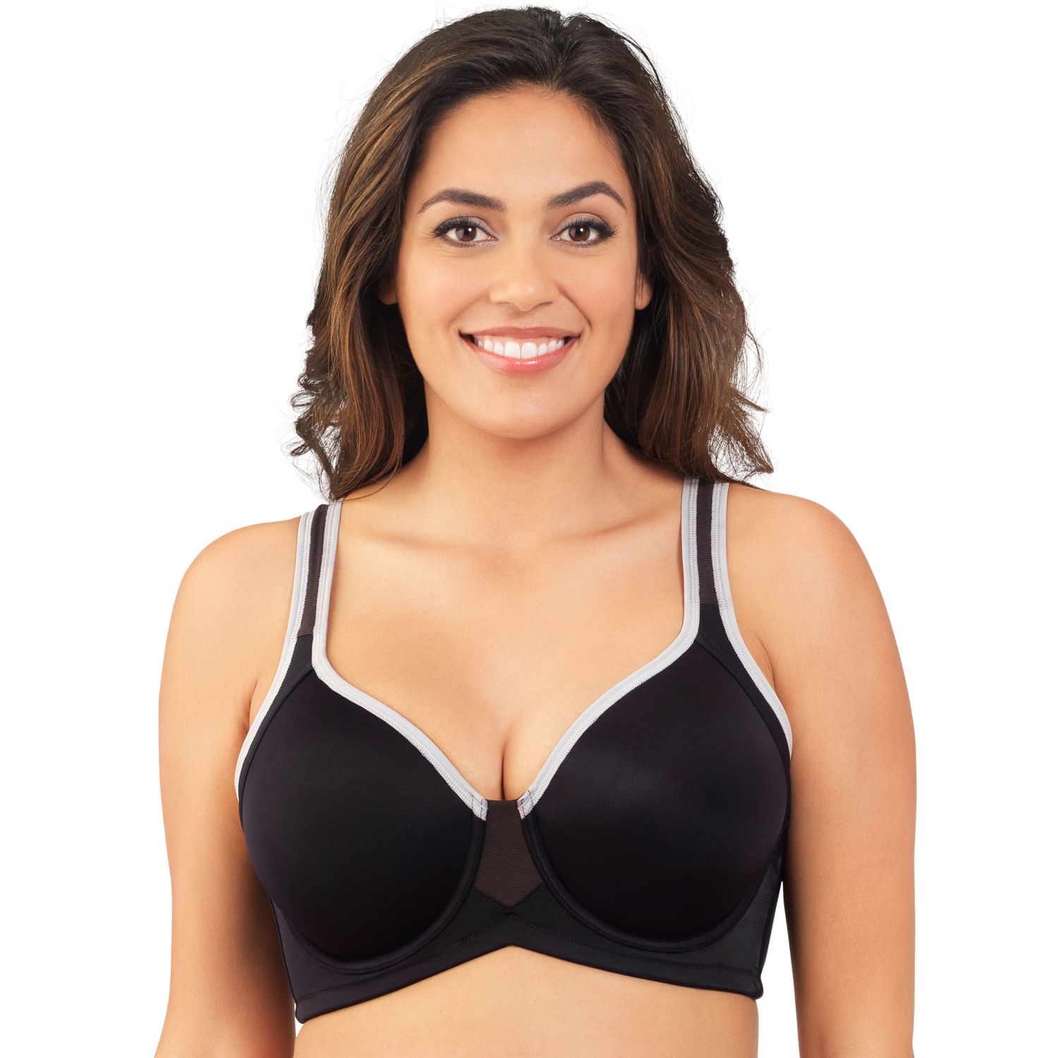 nike pro classic swoosh black bra