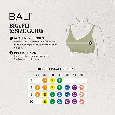 Bali Comfort Revolution Easylite Seamless Wireless Bra DF3491