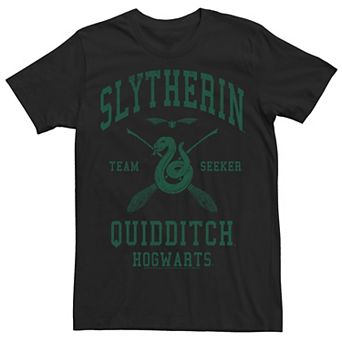 Men's Deathly Hallows 2 Slytherin Quidditch Team Seeker Jersey Tee