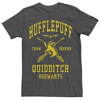 Men's Deathly Hallows 2 Hufflepuff Quidditch Team Seeker Jersey Tee