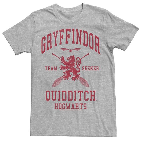 Men's Deathly Hallows 2 Gryffindor Quidditch Team Seeker Jersey Tee