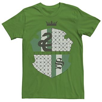 Men's Deathly Hallows 2 Slytherin Shield Tee