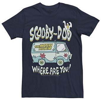 Men's Scooby-Doo Where Are You Ghost Mystery Machine Tee