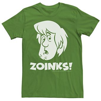 Men's Scooby-Doo Shaggy Zoinks Big Face Tee