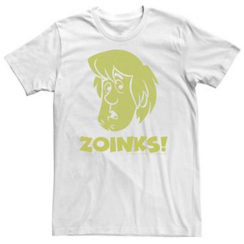 Men's Scooby-Doo Shaggy Zoinks Big Face Tee
