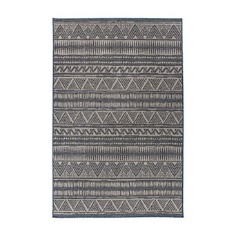 World Rug Gallery Bahama Geometric Tribal Indoor Outdoor Rug