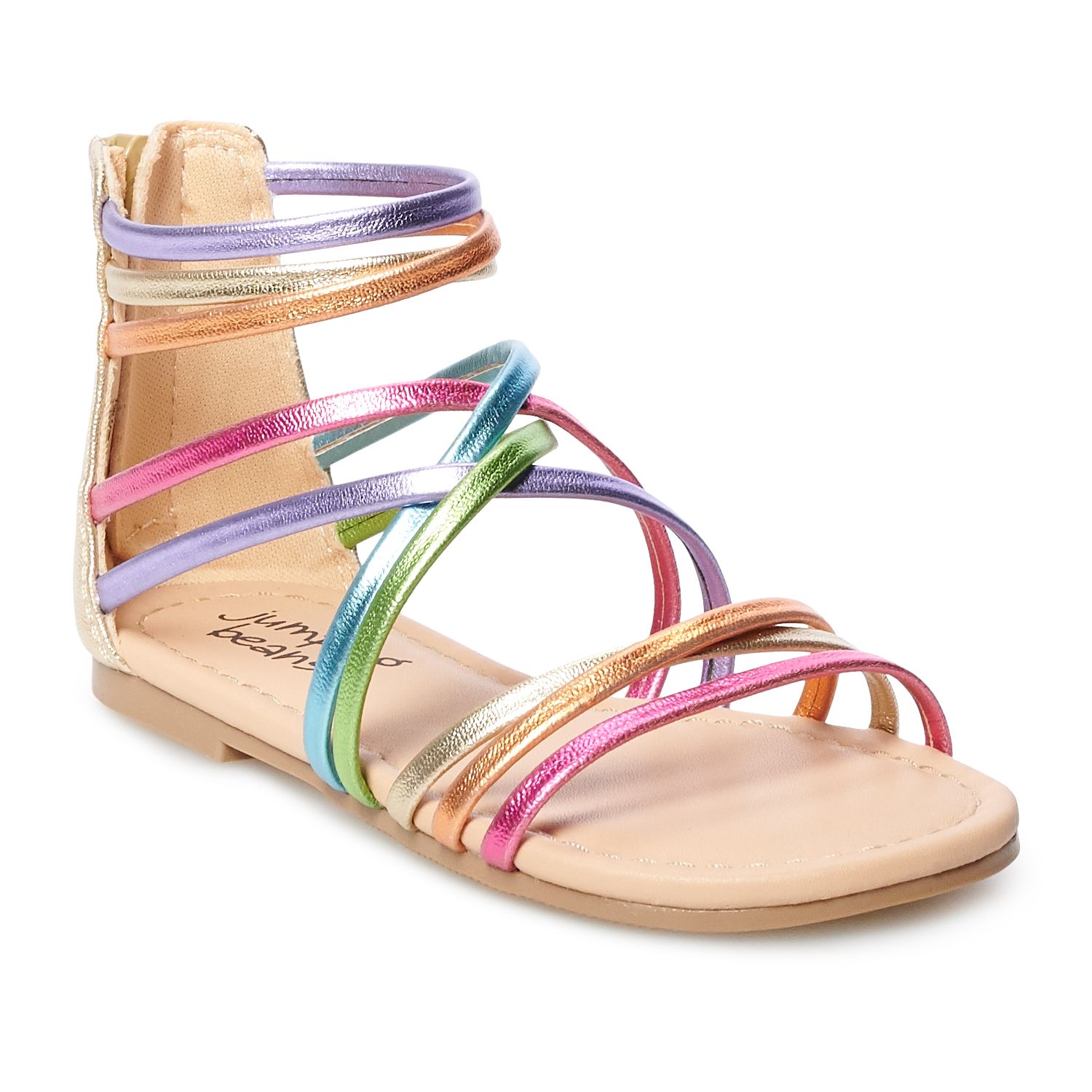 rainbow toddler sandals