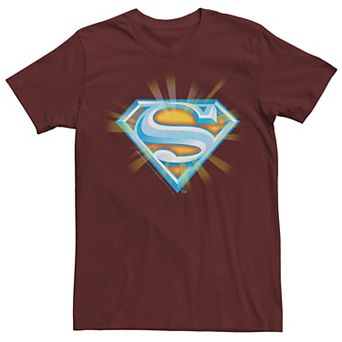 Men's Superman Shining Chest Logo Tee