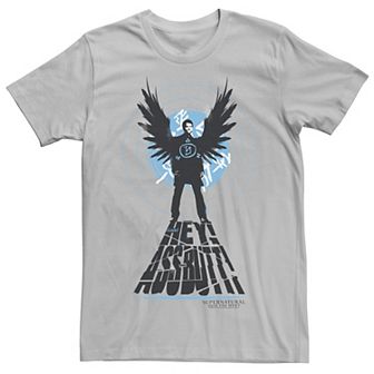 Men's Supernatural Castiel Hey Assbutt Portrait Tee