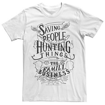 Men's Supernatural Saving People Hunting Things The Family Business Tee