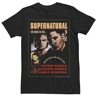 Men's Supernatural Distressed Poster Tee
