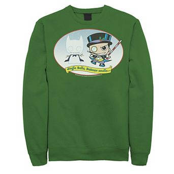 Men's DC Comics The Penguin Jingle Bells Batman Smells Sweatshirt