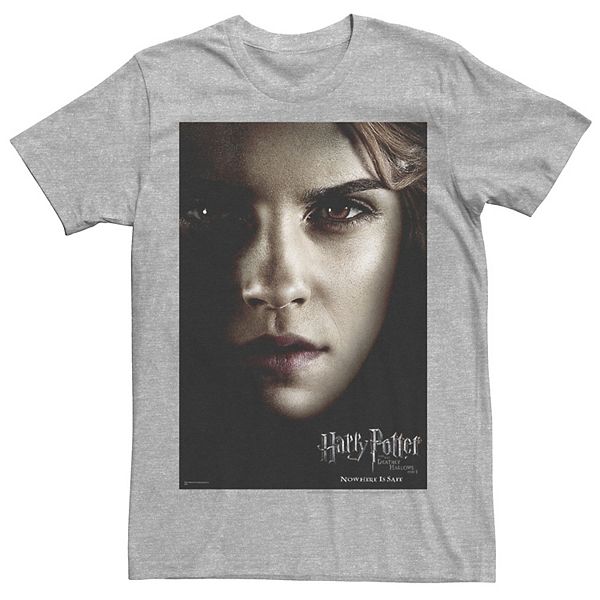 Men's Harry Potter Deathly Hallows Hermione Character Poster Graphic Tee