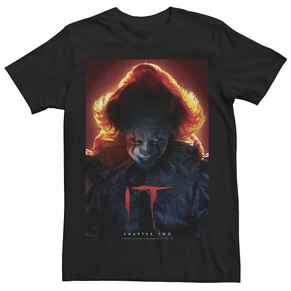 Men's IT Chapter 2 Pennywise Glowing Portrait Tee