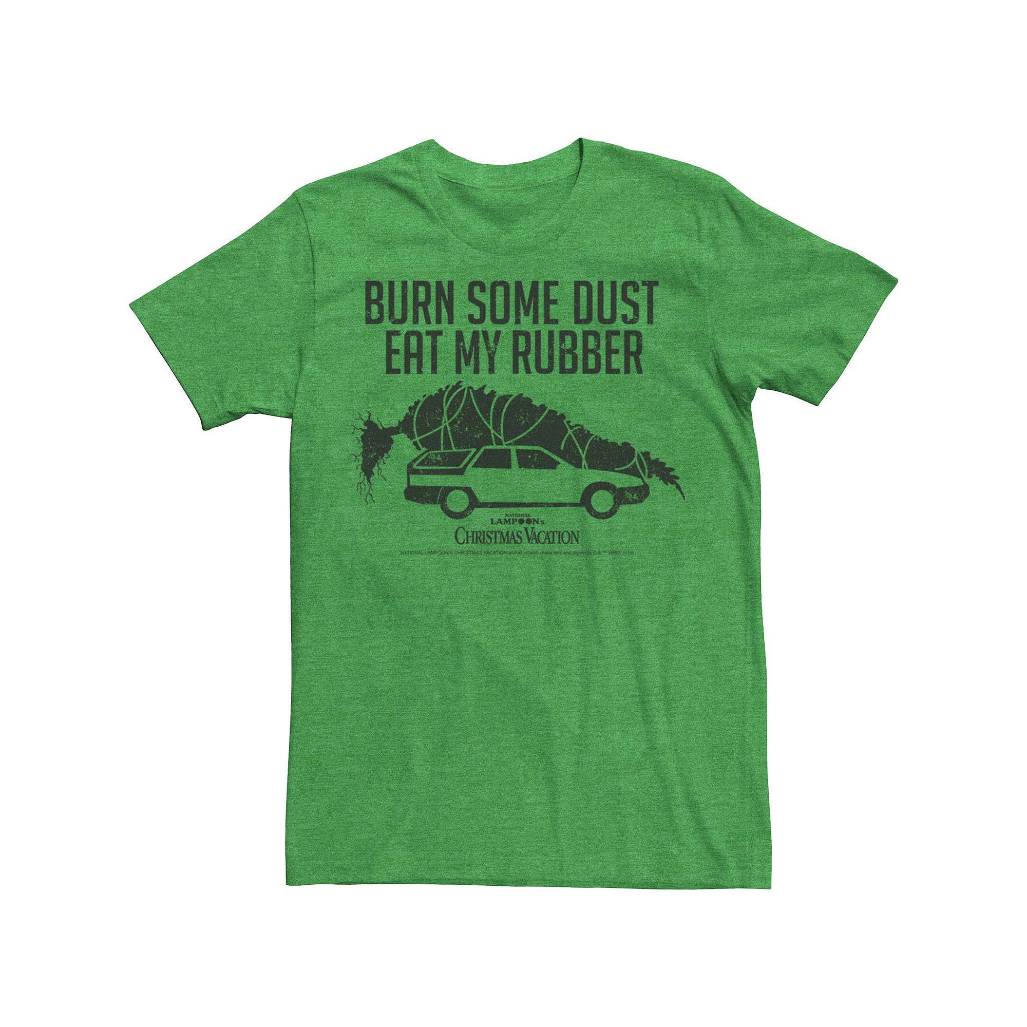 Mens National Lampoons Christmas Vacation Eat My Dust Poster Tee, Size: S