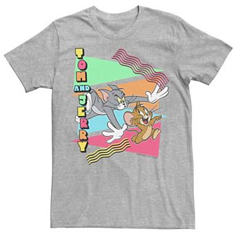 Men's Tom and Jerry 90's Stylized Graphic Tee