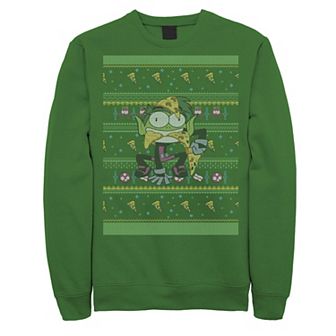 Men's Teen Titans Beast Knit Style Portrait Fleece