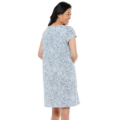 Women's Croft & Barrow® Pintuck Nightgown 