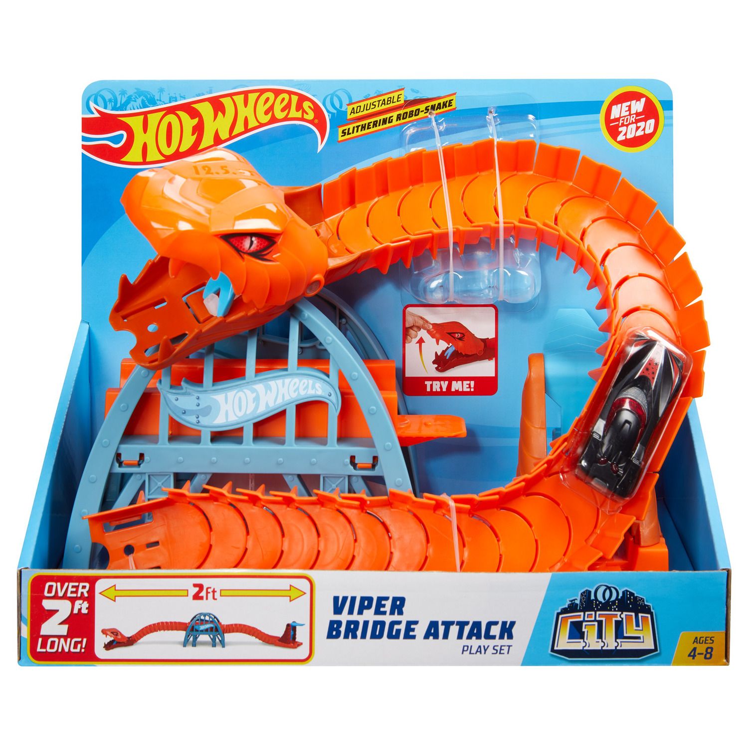 hot wheels city nemesis attack playset