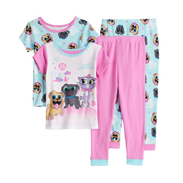 Disney's Puppy Dog Pals Toddler Girl 4 Piece Pajama Set