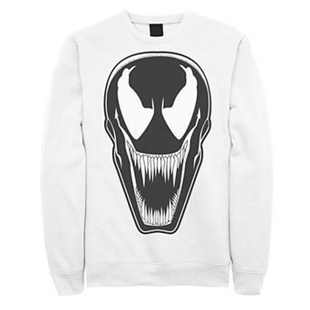 Men's Marvel Venom Iconic Openmouth Symbiote Face Graphic Fleece Pullover