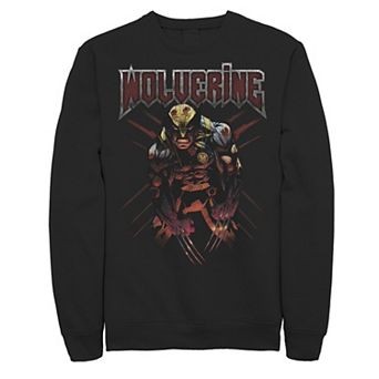 Men's Marvel X-Men Wolverine Epic Regenerative Rock Graphic Fleece Pullover