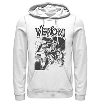 Men's Marvel Venom Street Cover Comic Illustration Graphic Hoodie