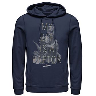 Men's Marvel Runaways Gertrude Yorkes Old Lace BFF Raptor Graphic Hoodie