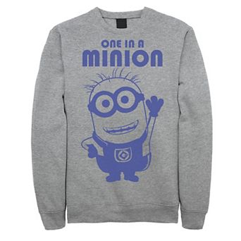 Men's Despicable Me Minions Blue Bob Waving Fleece
