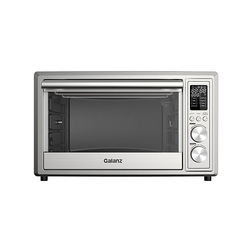 Galanz 1.1 cu. ft. 6-Slice Stainless Steel Toaster Oven with Convection