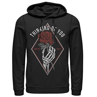 Men's Thinking Of You Rose Hoodie