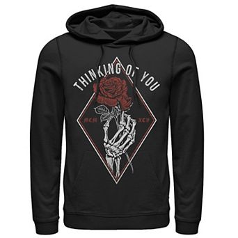 Men's Thinking Of You Rose Hoodie