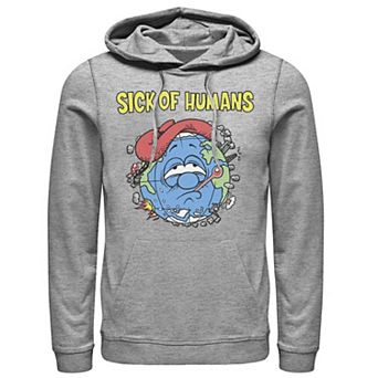 Men's Earth Sick Of Humans Hoodie